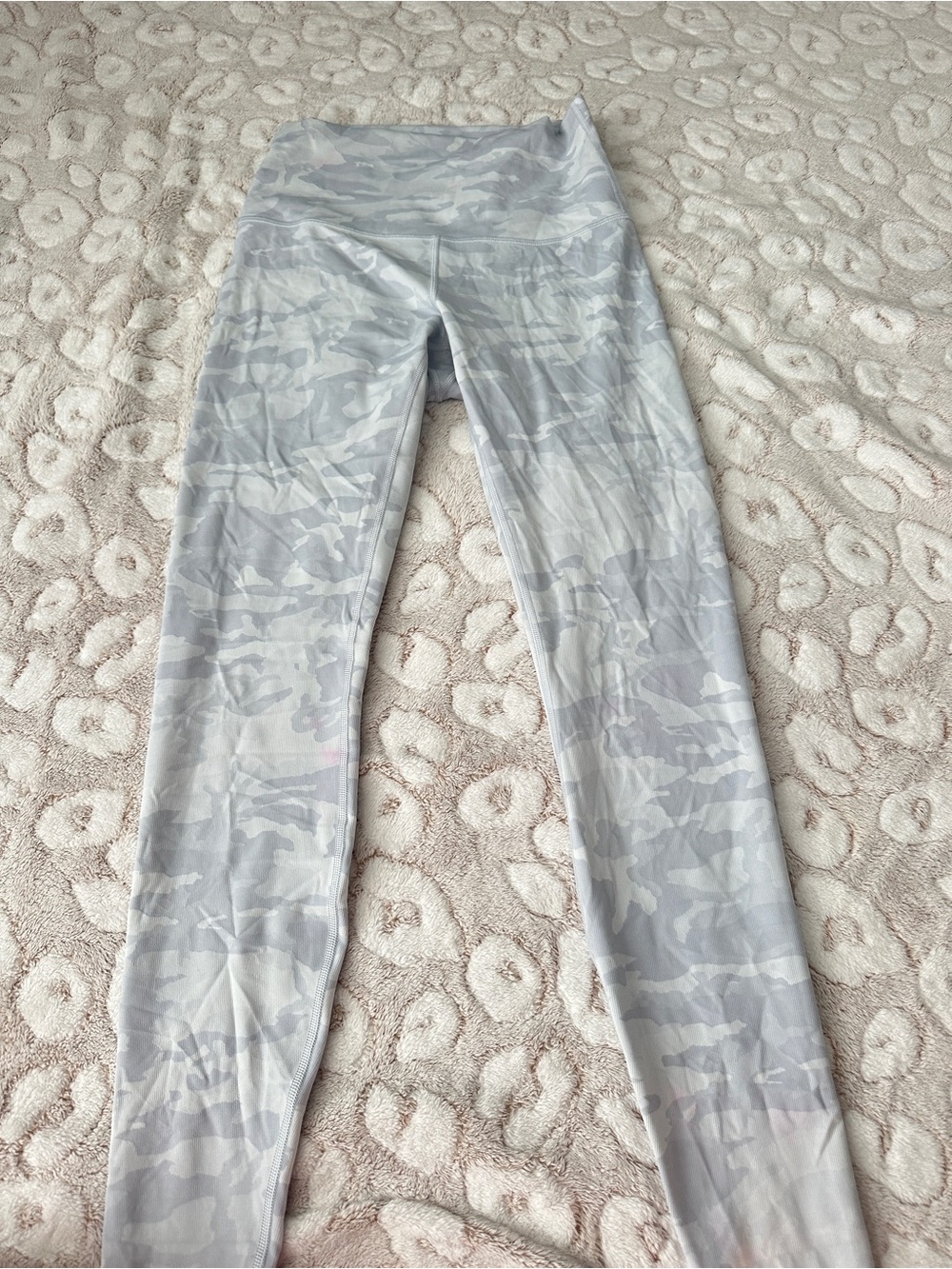 lululemon Light Gray Camo Leggings